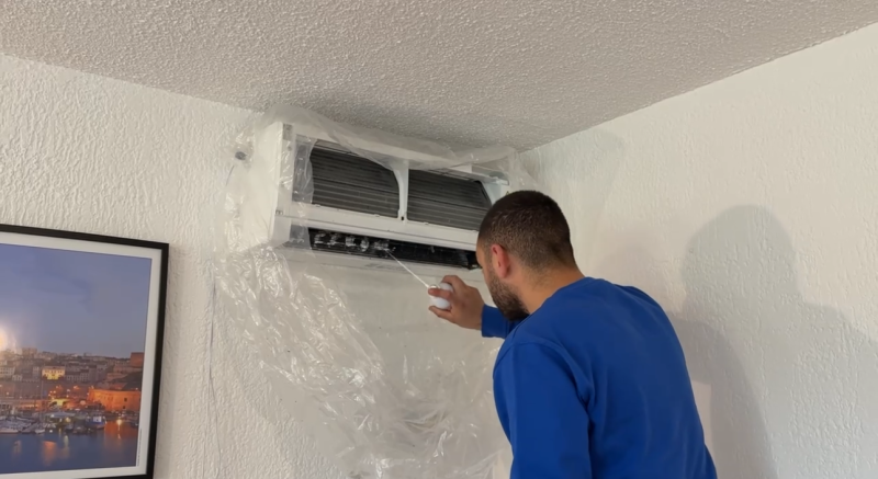 Entretien split intérieur